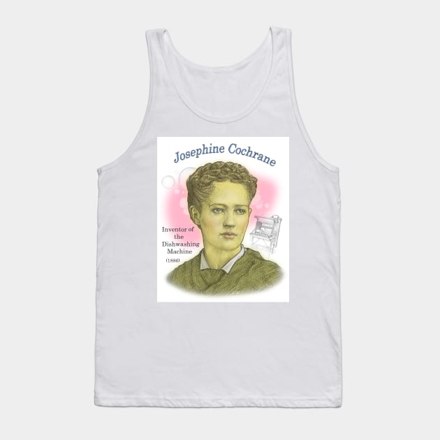 Josephine Cochrane, Inventor of the Dishwasher Tank Top by eedeeo